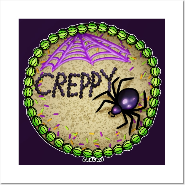 Creppy Cookie Cake Wall Art by Jan Grackle